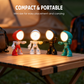Lampe de table robot créative miniature