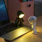 Lampe de table robot créative miniature