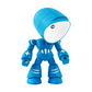 Lampe de table robot créative miniature