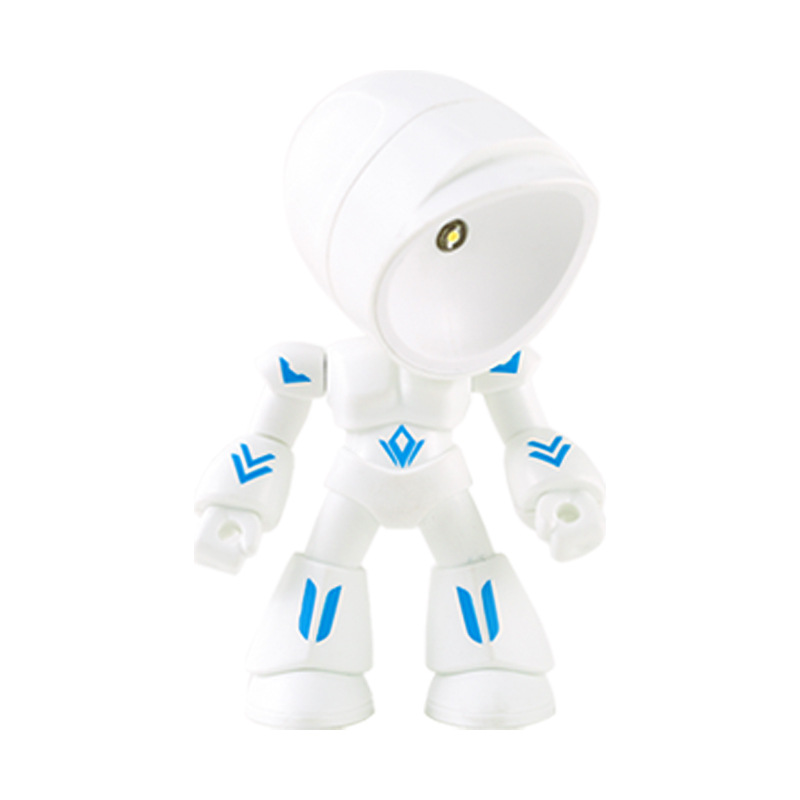 Lampe de table robot créative miniature
