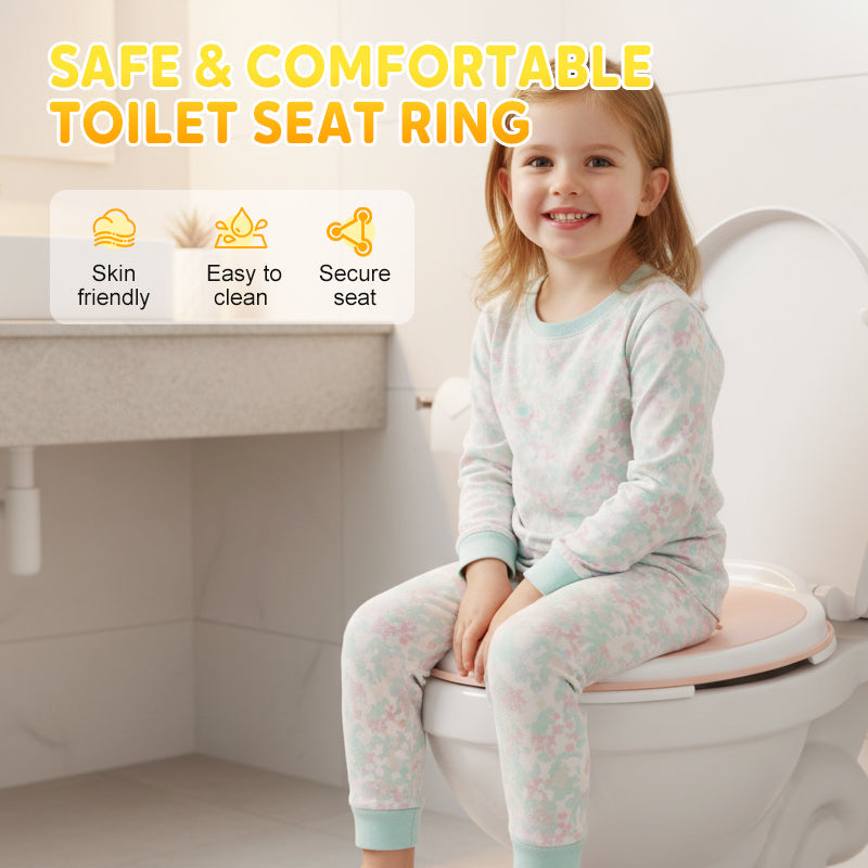 Anneau de siège de toilette sûr et confortable pour enfants