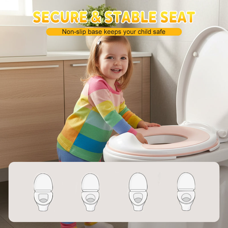 Anneau de siège de toilette sûr et confortable pour enfants