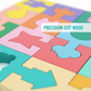 Puzzle en bois de formes géométriques à associer pour les tout-petits