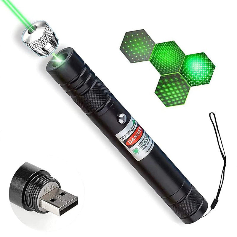 🔦 Black Friday : 50 % de réduction ! Lampe torche laser haute puissance rechargeable par USB – Ultra-lumineuse, précision laser & résistance aux intempéries 🌌✨