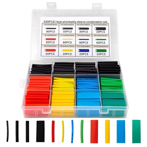 🛠️Ensemble de gaines thermorétractables multicolores