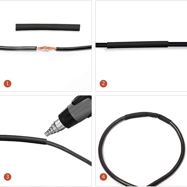 🛠️Ensemble de gaines thermorétractables multicolores