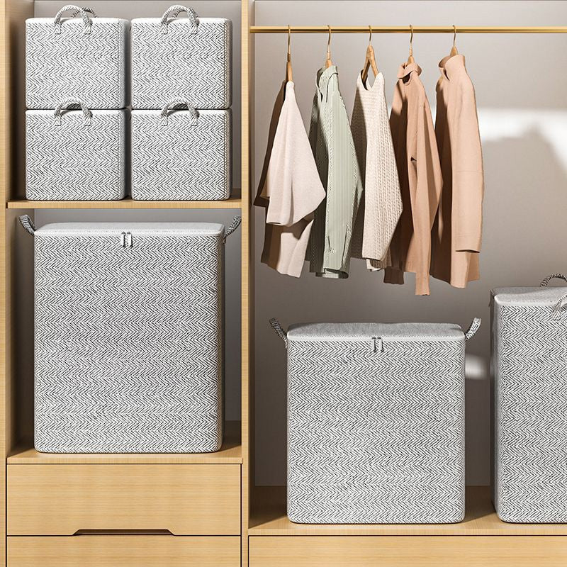 📢📢60 % de réduction !! ⏰Boîte de rangement extra-large avec couvercle - polyvalente pour les vêtements, les couvertures et la literie