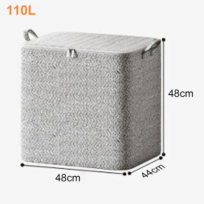 📢📢60 % de réduction !! ⏰Boîte de rangement extra-large avec couvercle - polyvalente pour les vêtements, les couvertures et la literie