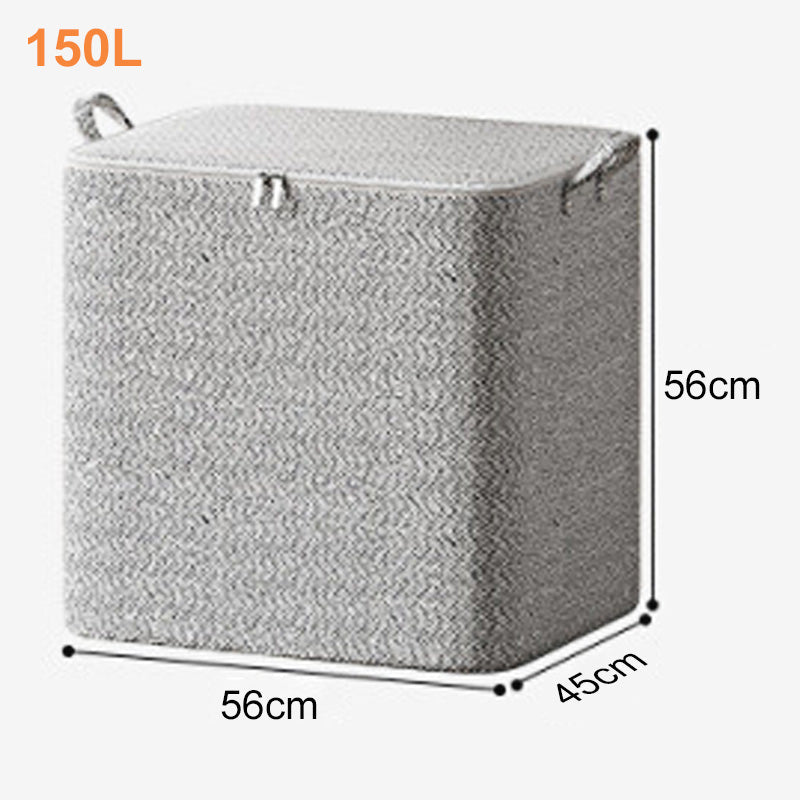 📢📢60 % de réduction !! ⏰Boîte de rangement extra-large avec couvercle - polyvalente pour les vêtements, les couvertures et la literie
