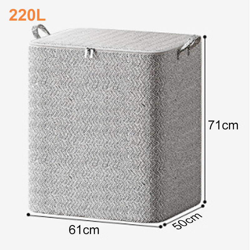 📢📢60 % de réduction !! ⏰Boîte de rangement extra-large avec couvercle - polyvalente pour les vêtements, les couvertures et la literie