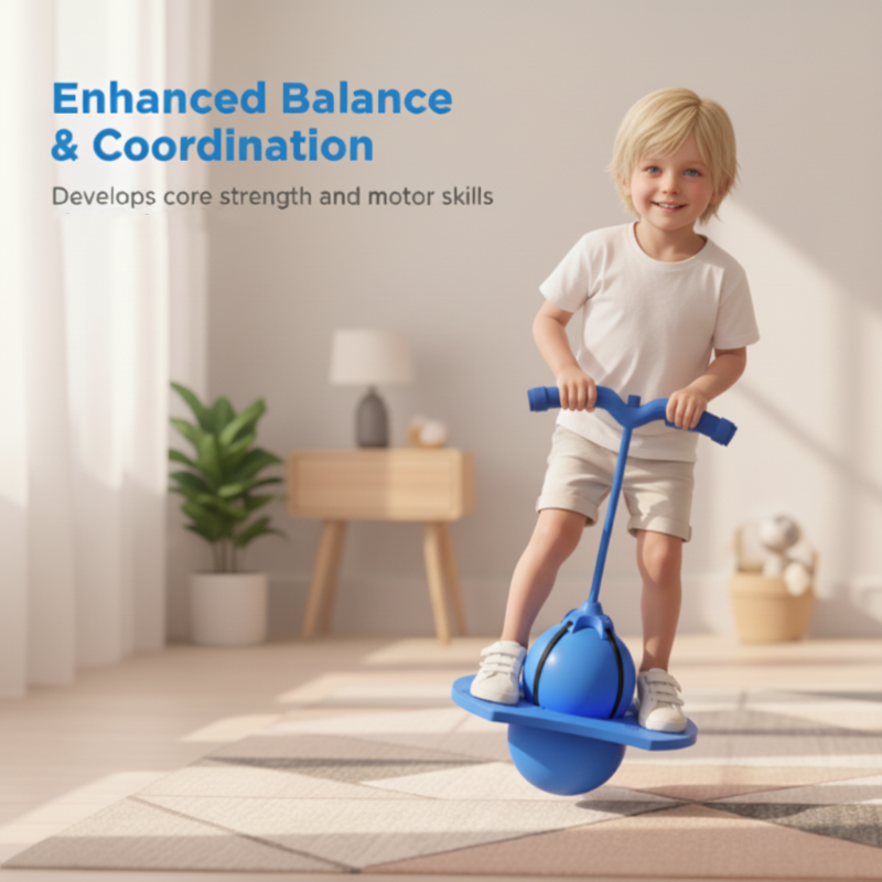 🔥 Défi de Saut Ultime ! Ballon Pogo Fitness - Fun Garanti pour Enfants & Adultes