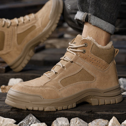 🎅 Chaussures de sécurité d'hiver pour hommes – Embout en acier et antidérapantes ! -- Livraison gratuite