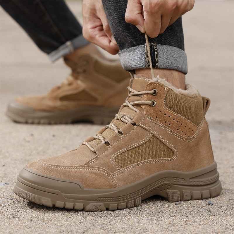 🎅 Chaussures de sécurité d'hiver pour hommes – Embout en acier et antidérapantes ! -- Livraison gratuite