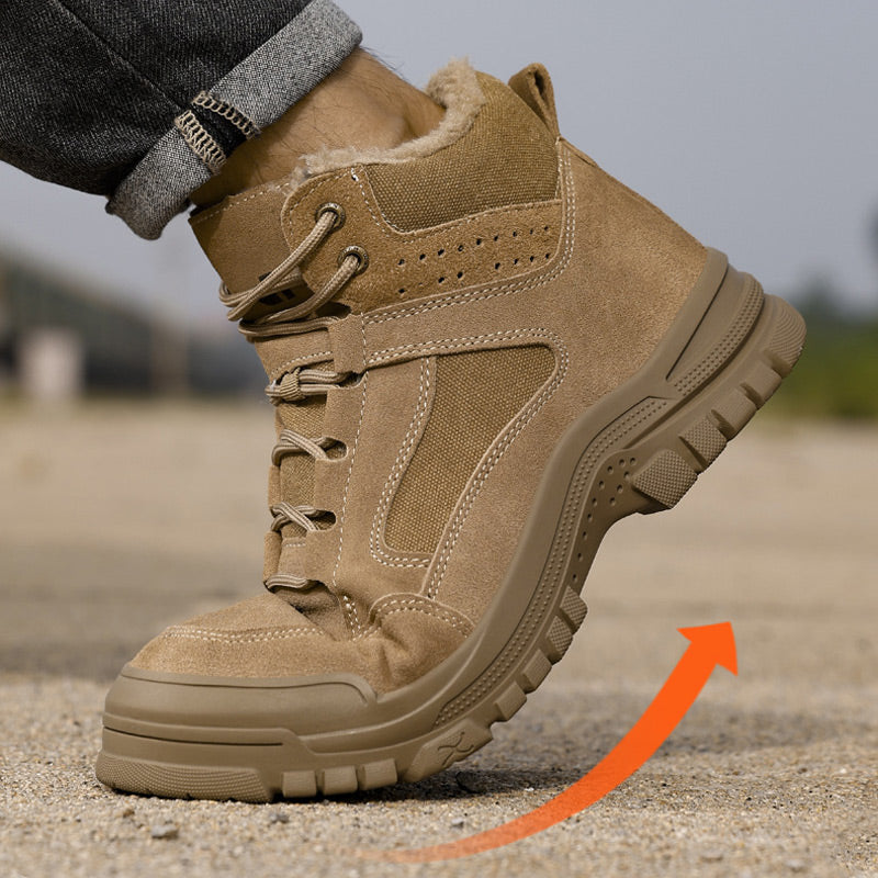 🎅 Chaussures de sécurité d'hiver pour hommes – Embout en acier et antidérapantes ! -- Livraison gratuite