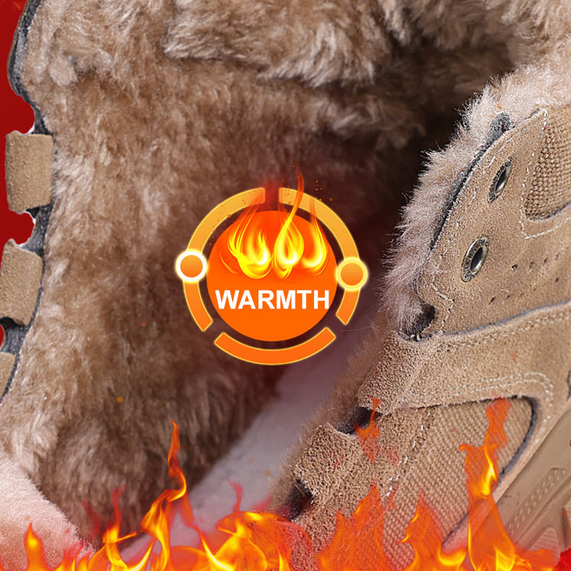 🎅 Chaussures de sécurité d'hiver pour hommes – Embout en acier et antidérapantes ! -- Livraison gratuite