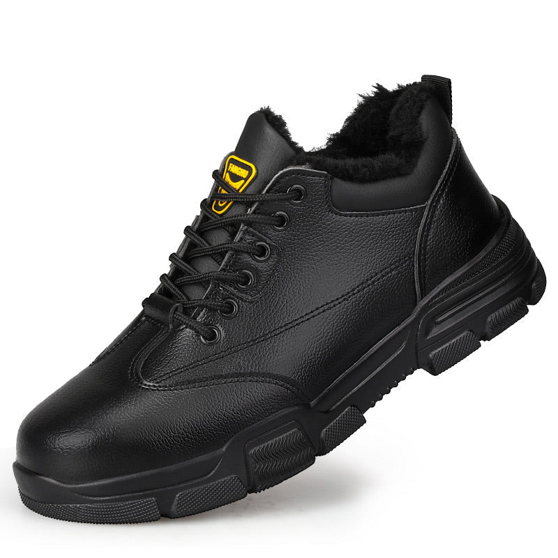 🎅 Chaussures de sécurité d'hiver pour hommes – Embout en acier et antidérapantes ! -- Livraison gratuite