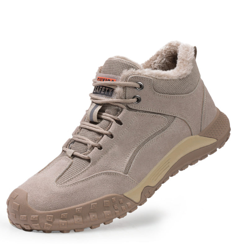 🎅 Chaussures de sécurité d'hiver pour hommes – Embout en acier et antidérapantes ! -- Livraison gratuite