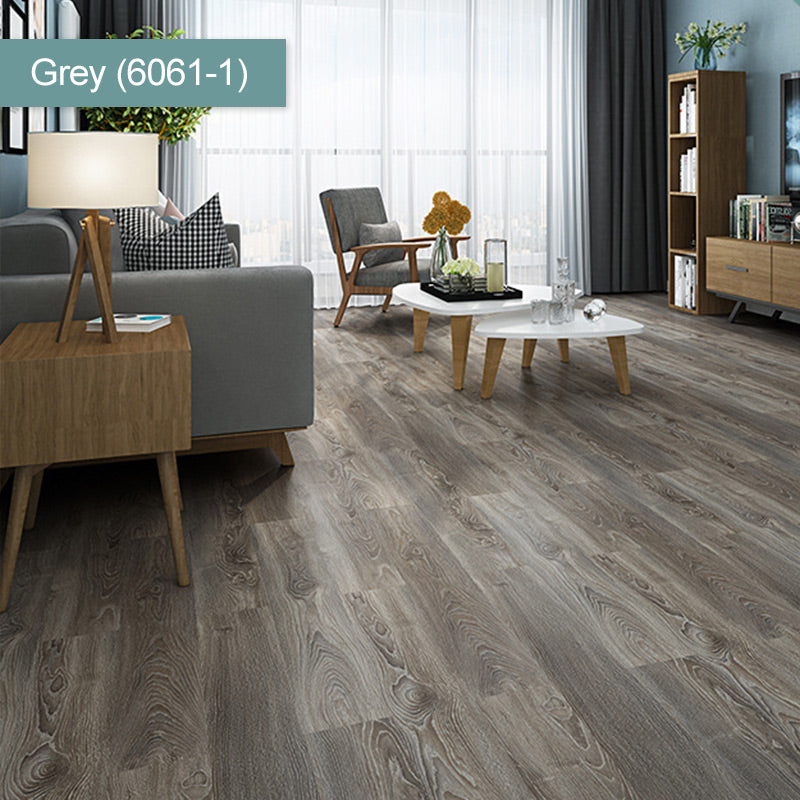 Dalles de sol autocollantes effet bois – Lot de 5 pièces