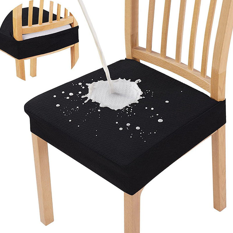 📢📢 3+3 GRATUIT⏰Housse de chaise hydrofuge avec jacquard en losanges – Pour chaises de salle à manger, d'hôtel et de maison 🪑✨