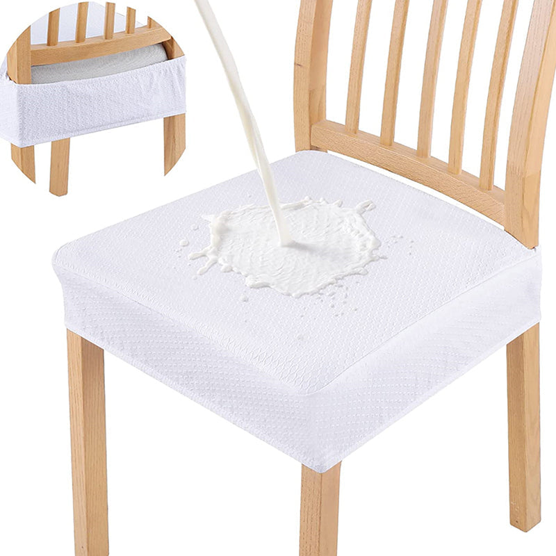 📢📢 3+3 GRATUIT⏰Housse de chaise hydrofuge avec jacquard en losanges – Pour chaises de salle à manger, d'hôtel et de maison 🪑✨