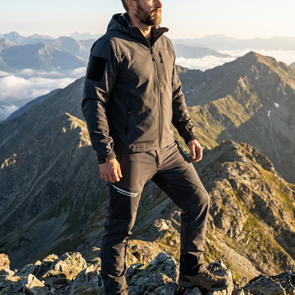 Pantalon de randonnée tactique pour homme avec poches à fermeture éclair