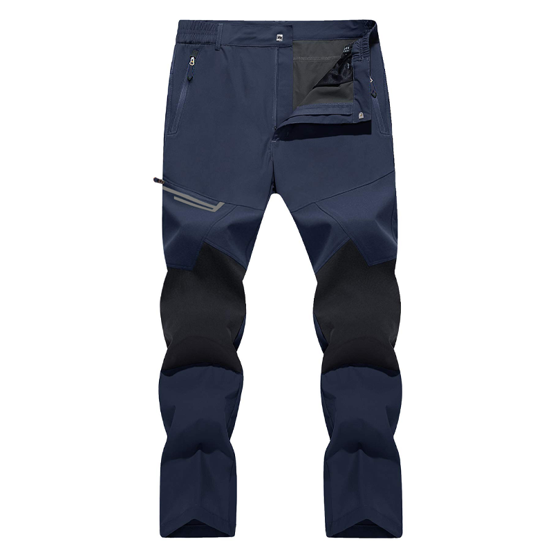 Pantalon de randonnée tactique pour homme avec poches à fermeture éclair