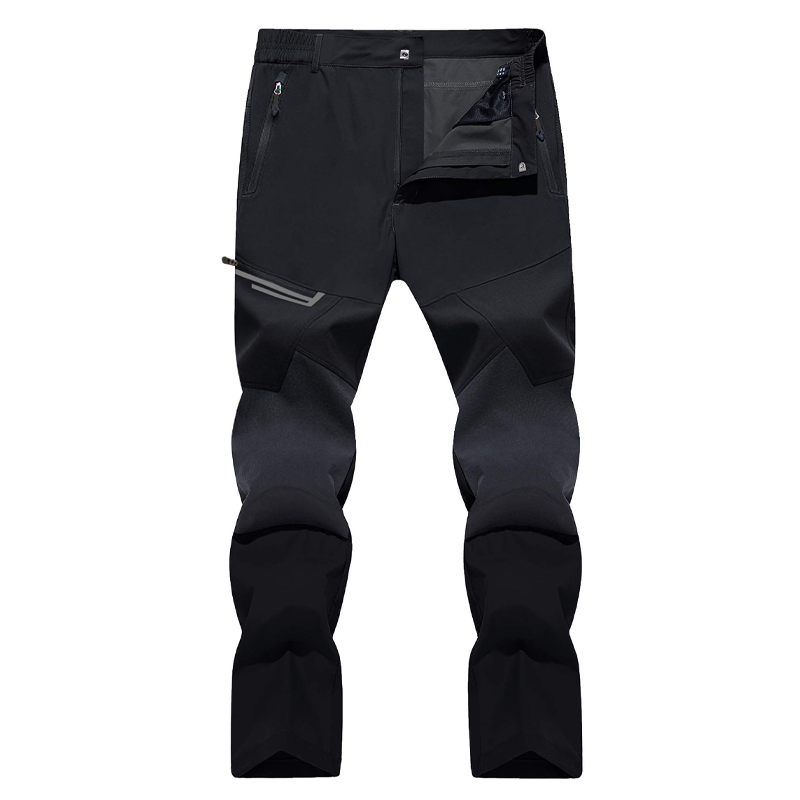 Pantalon de randonnée tactique pour homme avec poches à fermeture éclair