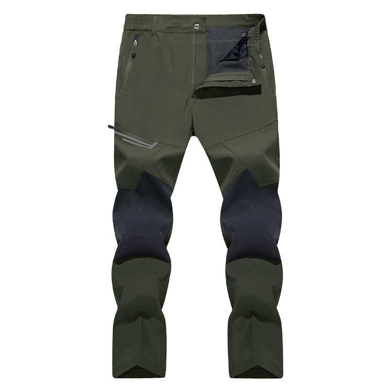 Pantalon de randonnée tactique pour homme avec poches à fermeture éclair