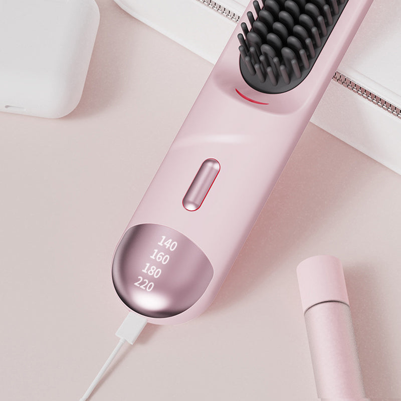💥🥰Brosse lissante portable sans fil