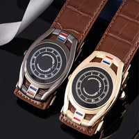 💯Ceinture d'affaires en cuir PU pour hommes avec boucle automatique