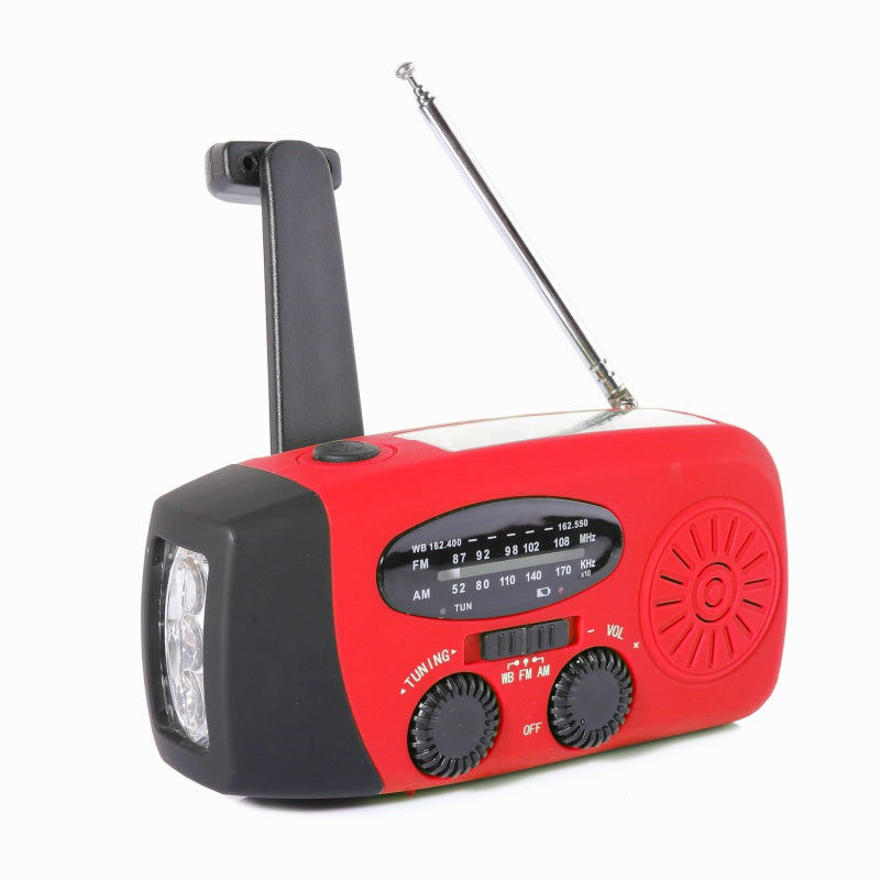 🆘 Sécurité Ultime Autonome - Radio de Survie Multifonction Solaire & Manivelle - Lampe Torche, Chargeur USB, Alerte