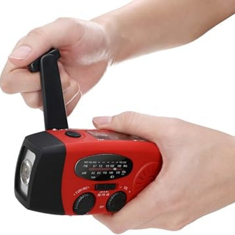 🆘 Sécurité Ultime Autonome - Radio de Survie Multifonction Solaire & Manivelle - Lampe Torche, Chargeur USB, Alerte