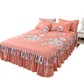🌹🛏️ 50% de réduction ⚡ Jupe de lit à volants 3 pièces – Imprimé floral, doux tissu brossé & design romantique! Offre limitée, garantie 30 jours 😊