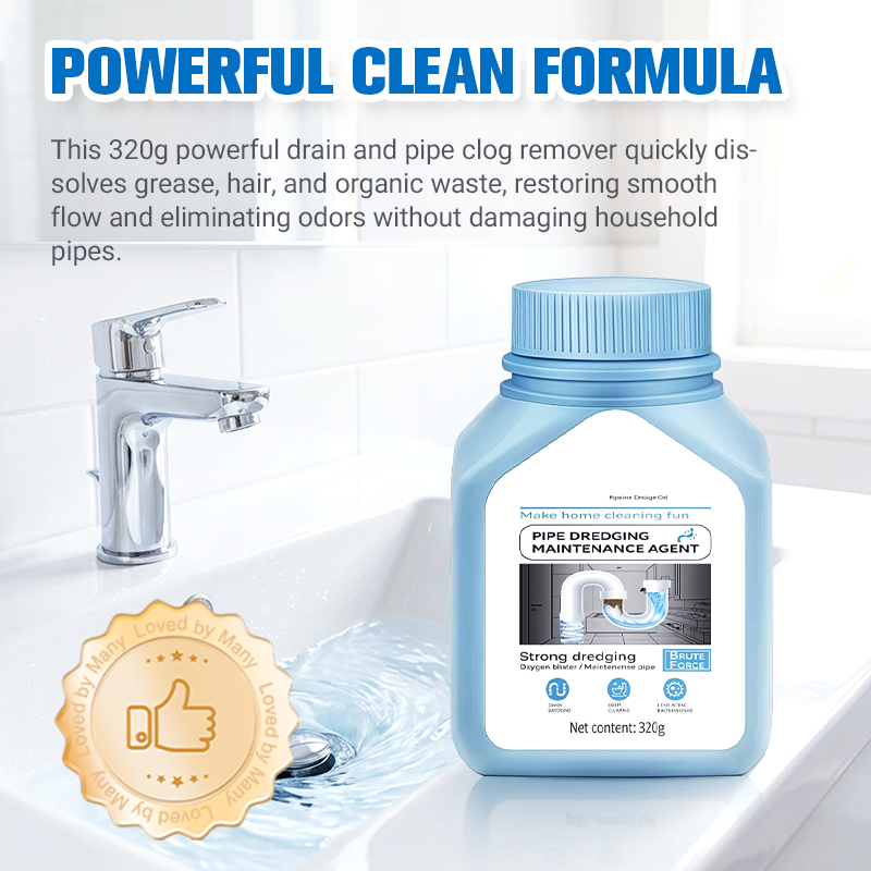 3.3€ la bouteille🔥Déboucheur puissant pour canalisations et tuyaux – Action débouchante forte, compatible avec plusieurs types de tuyaux, rapide et facile à utiliser
