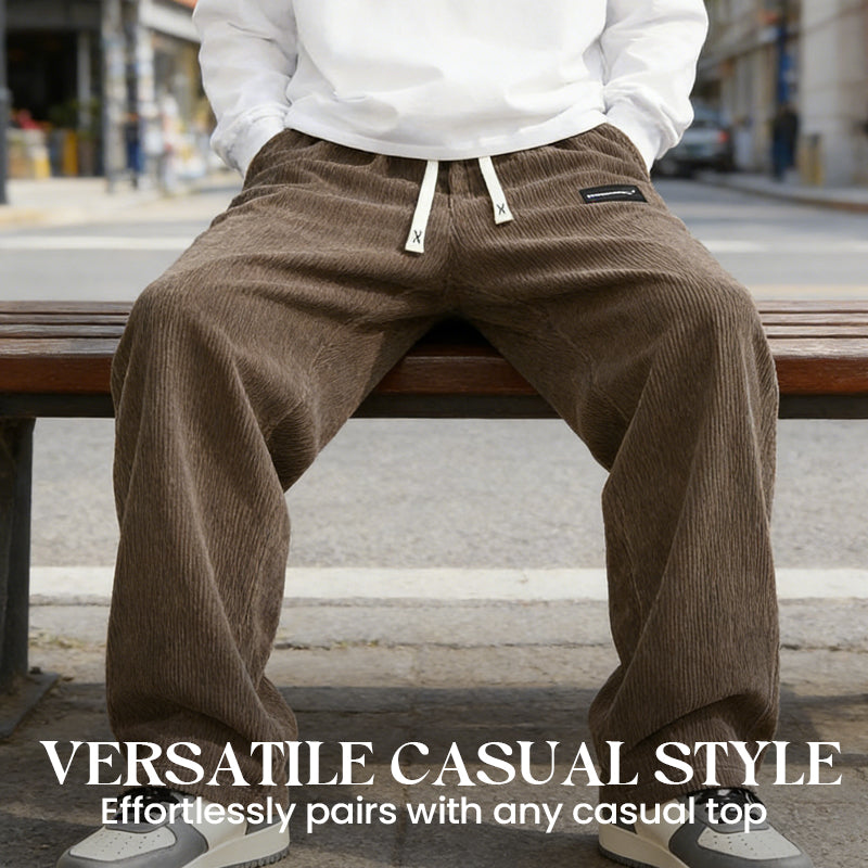 📢📢60 % de réduction !! ⏰Pantalon ample à cordon et poches pour homme