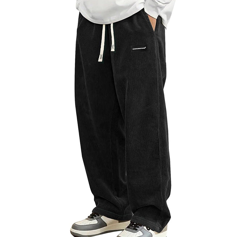 📢📢60 % de réduction !! ⏰Pantalon ample à cordon et poches pour homme