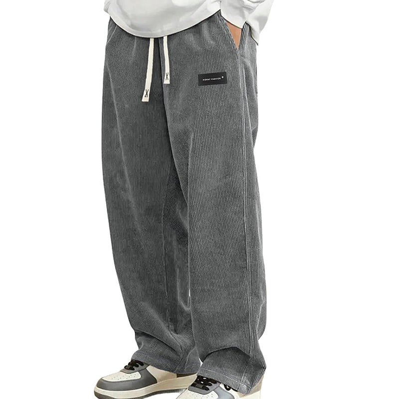 📢📢60 % de réduction !! ⏰Pantalon ample à cordon et poches pour homme