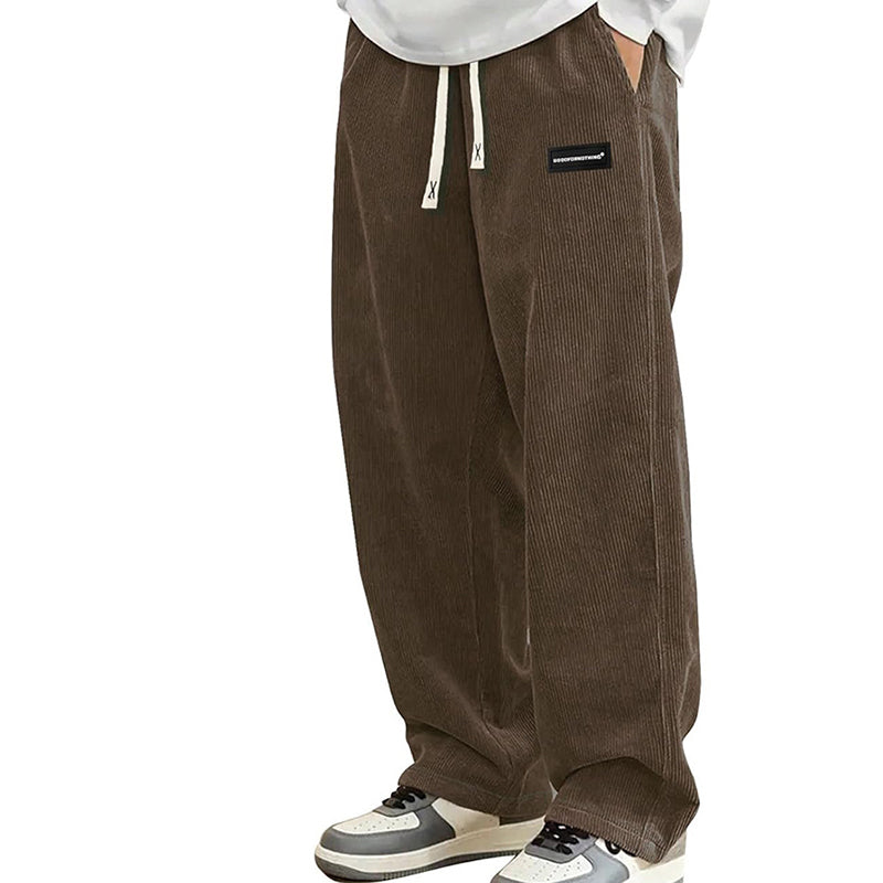 📢📢60 % de réduction !! ⏰Pantalon ample à cordon et poches pour homme