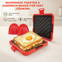 🍞 50% DE RÉDUCTION ! ✨ Tout-en-Un Magique – Micro-ondes, Grille-Pain & Sandwich Maker Compact | Gain de Place, Gain de Temps 🔥