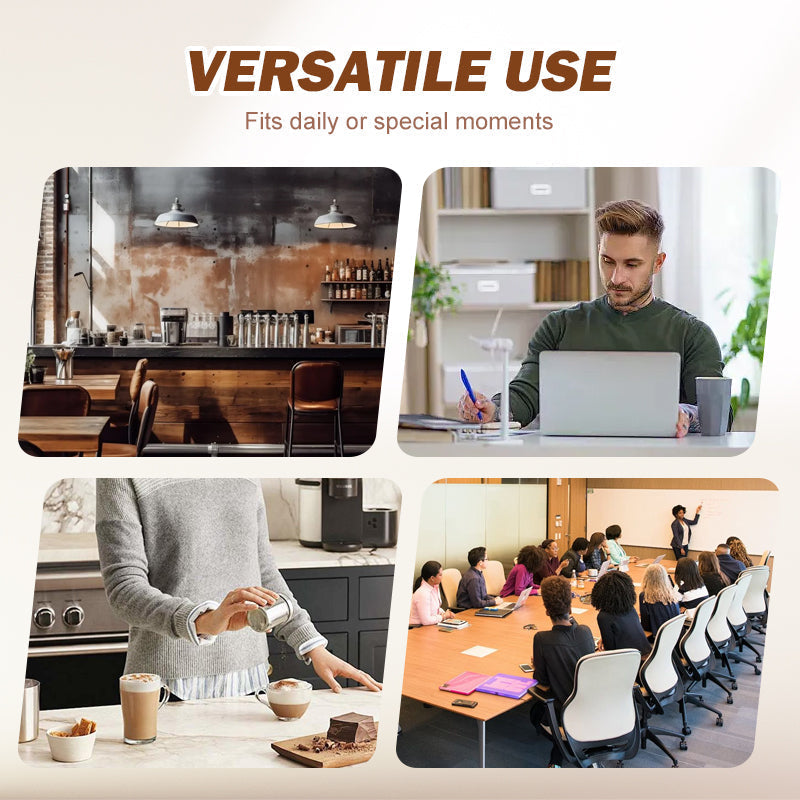 Tasse à café unique en céramique émaillée avec anse