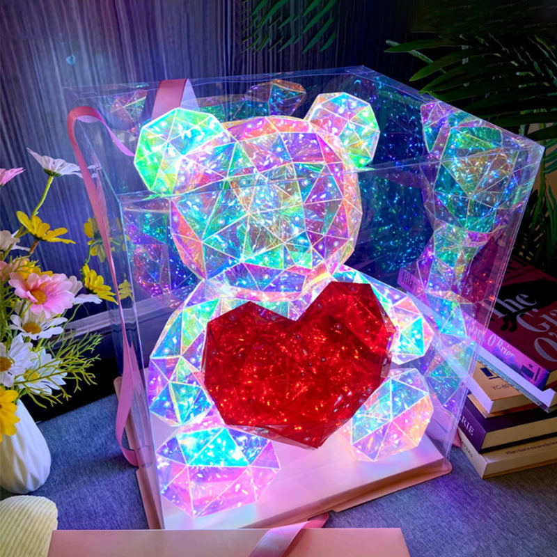 💕Offre spéciale Saint-Valentin - 49 % de réduction🎁 Ours lumineux coloré