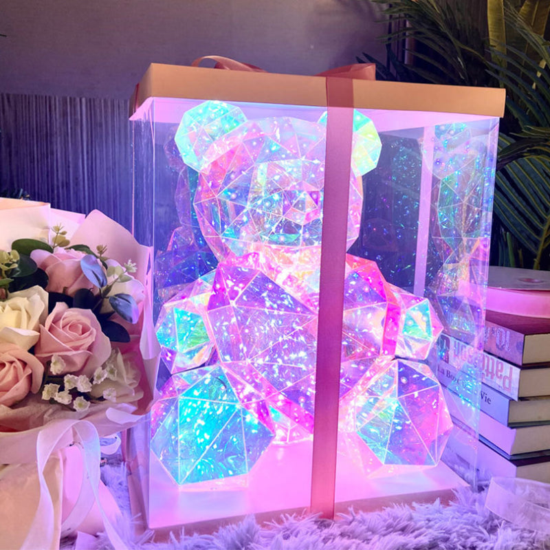 💕Offre spéciale Saint-Valentin - 49 % de réduction🎁 Ours lumineux coloré