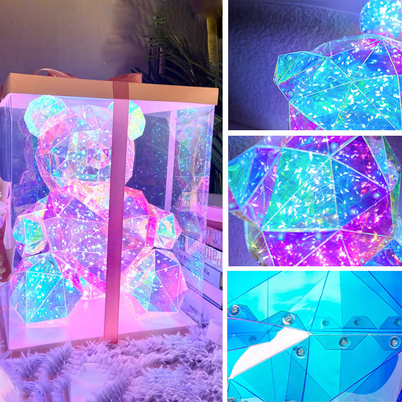 💕Offre spéciale Saint-Valentin - 49 % de réduction🎁 Ours lumineux coloré