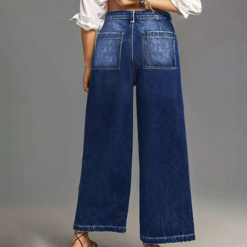 📢📢60 % de réduction !! ⏰⏰NOUVELLE SILHOUETTE 2026 – JEAN DÉCONTRACTÉ À JAMBES ÉVASÉES, FLATTEUR POUR TOUTES