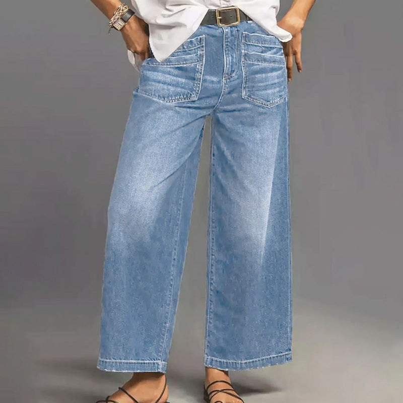 📢📢60 % de réduction !! ⏰⏰NOUVELLE SILHOUETTE 2026 – JEAN DÉCONTRACTÉ À JAMBES ÉVASÉES, FLATTEUR POUR TOUTES