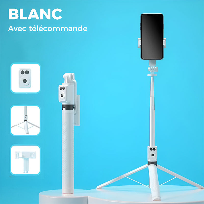 🔥Trépied Perche à Selfie Extensible pour Téléphone avec Télécommande Détachable