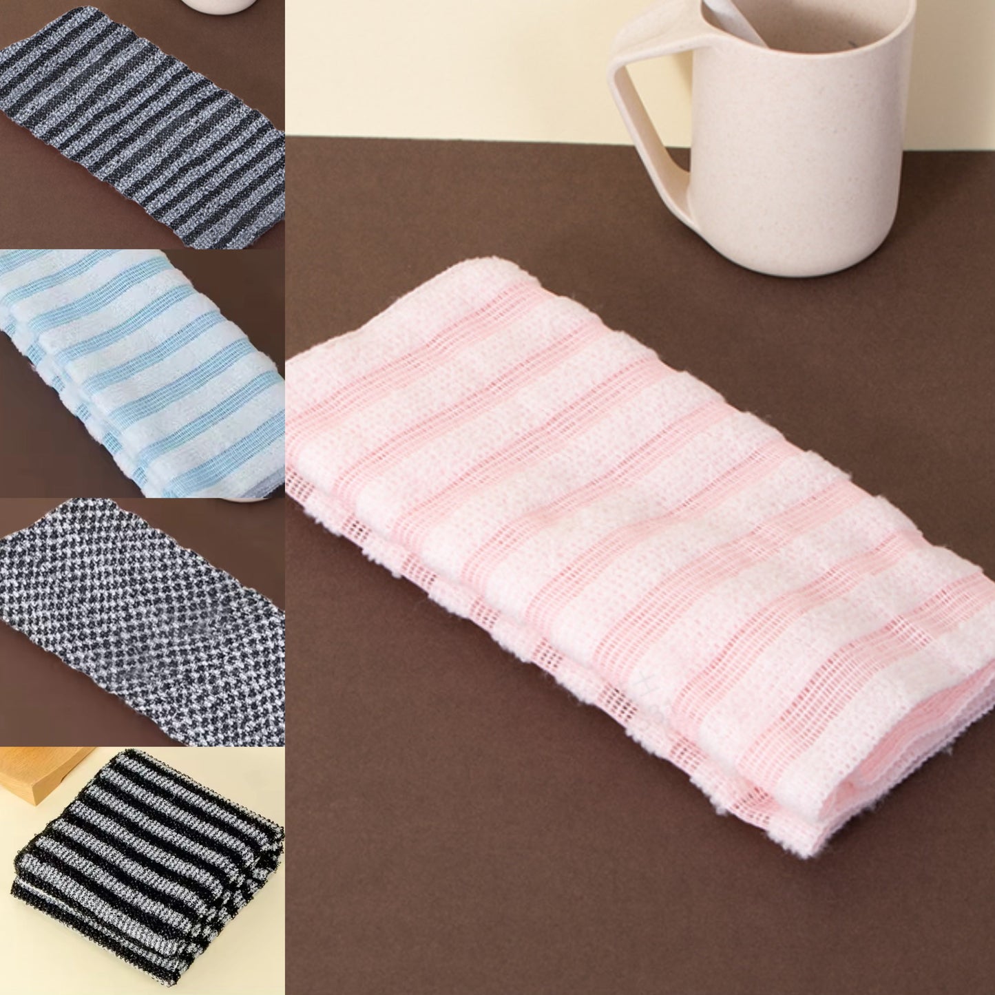 🔥Un acheté, un offert.🧼Serviette de douche exfoliante antibactérienne🚿