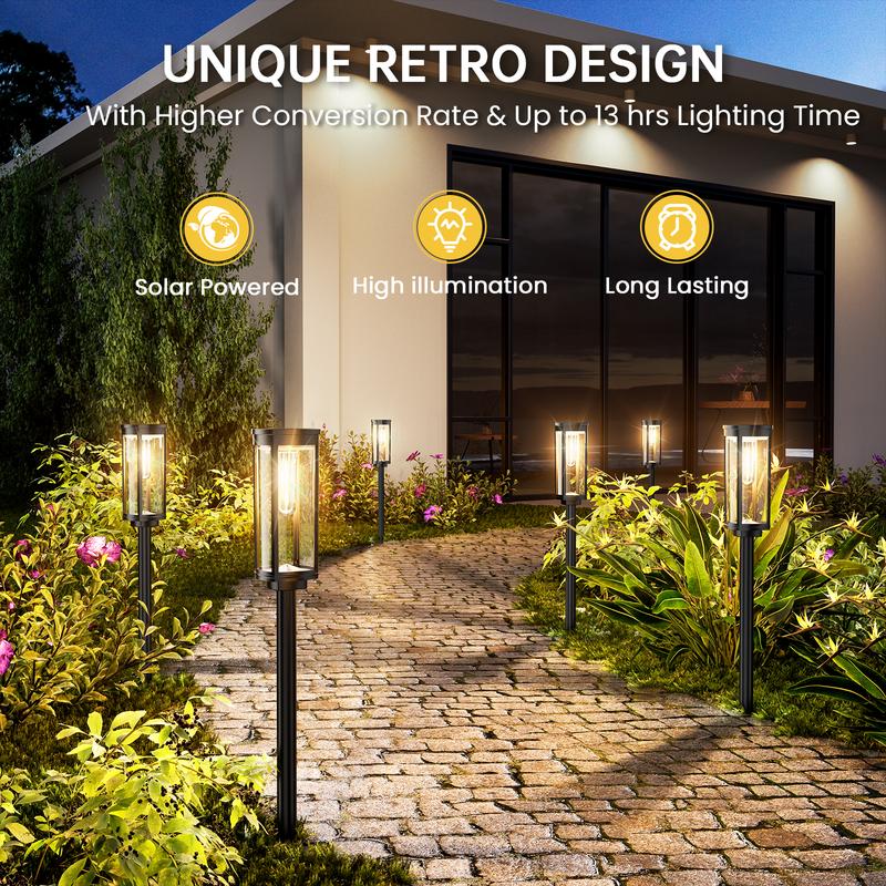 🎉 Promotion spéciale  50% ✨ Lampes solaires d'extérieur pour allée