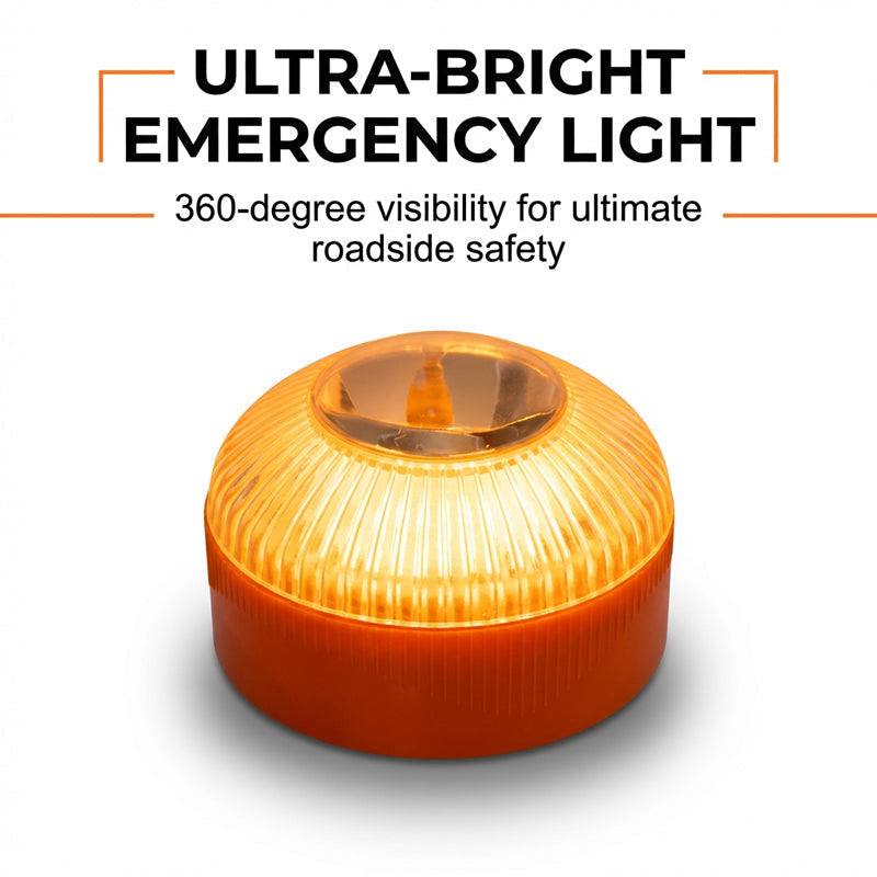 🚗 ACHETEZ 3, OBTENEZ 1 GRATUIT! 💡 Lampe d'Avertissement d'Urgence LED Magnétique – Étanche, Aimant Puissant & Idéale Pour Pannes & Dépannage 🚨
