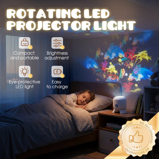 Projecteur LED rotatif dynamiqu